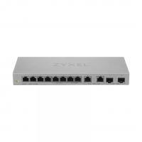 ���������� ZyXEL Switch Zyxel XGS1010-12, 8xGE, 2x1/2.5GE, 2xSFP+, desktop, silent