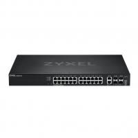 ���������� Zyxel XGS2220-30 L3 Access switch , rack 19, 24xRJ-45: 1G, 2xRJ-45: 1/2.5/5/10G, 4xSFP+, standalone/cloud management