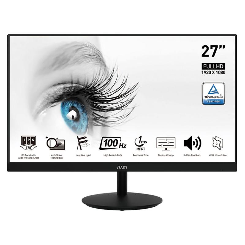 27''  MSI Pro MP271A,  1920x1080,  IPS,  100,  1HDMI,  1DP,   [9s6-3pa2ct-085]