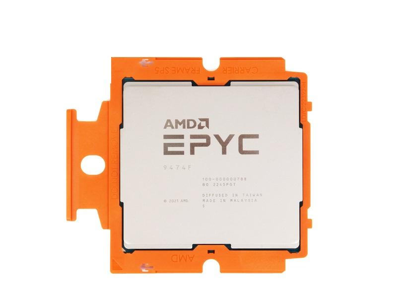  AMD EPYC 9474F 3.6GHZ BASE / 4.1GHZ MAX, SP5 SOCKET, OEM (100-000000788)