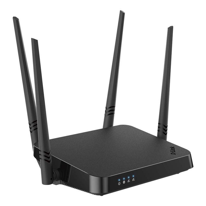Wi-Fi  D-Link DIR-822/RU/E1A, AC1200, Wi-Fi EasyMesh Router, 100Base-TX WAN, 4x100Base-TX LAN, 4x5dBi external antennas [DIR-822/RU/E1A]