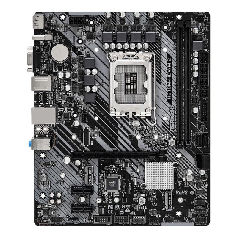 ����������� ����� ASROCK H610M-H2/M.2 D5, LGA 1700, Intel H610, mATX, Ret [H610M-H2/M.2 D5]
