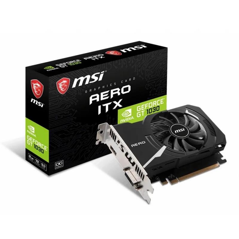 ���������� MSI NVIDIA  GeForce GT 1030 GT 1030 AERO ITX 4GD4 OC 4�� Aero, DDR4, OC,  Ret [GT 1030 AERO ITX 4GD4 OC]