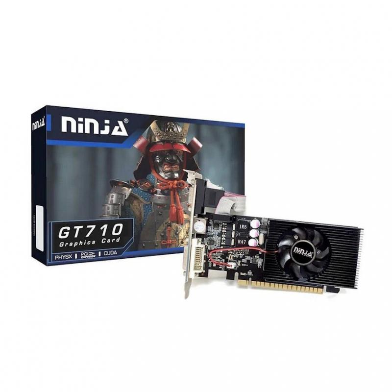 Ninja GT710 2GB 64bit DDR3 DVI HDMI CRT PCIE [NF71NP023F]