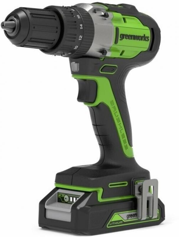 �����-���������� GREENWORKS GD24DD60K2, 2��, � ����� ������������� [3704107ua]