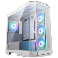 ������ MSI MAG Pano M100R PZ White , Micro-ATX, 1xUSB 3.2 Gen 1, 1xUSB 3.2 Gen2 Type-C, 4x120mm ARGB Fan, ARGB+PWM Control Board, TG, WHITE