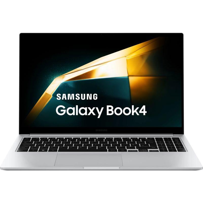  Samsung Galaxy Book4 15.6, Intel Core 5 120U (1.4Ghz), 16Gb, 512Gb SSD, Intel Graphics, Cam, BT, WiFi, Win 11 Home, Eng kbd, Silver [NP750XGK-KS2IN]
