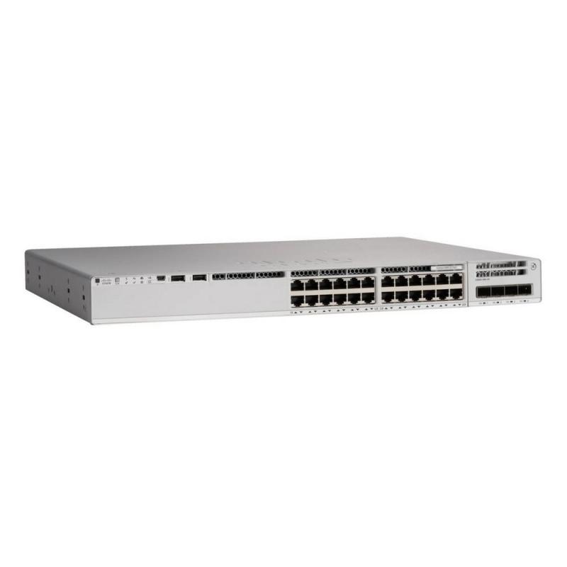  CISCO Catalyst 9300, 24-port 1G copper with fixed 4x10G/1G SFP+ uplinks, PoE+ Network Advantage , [C9300L-24P-4X-A]