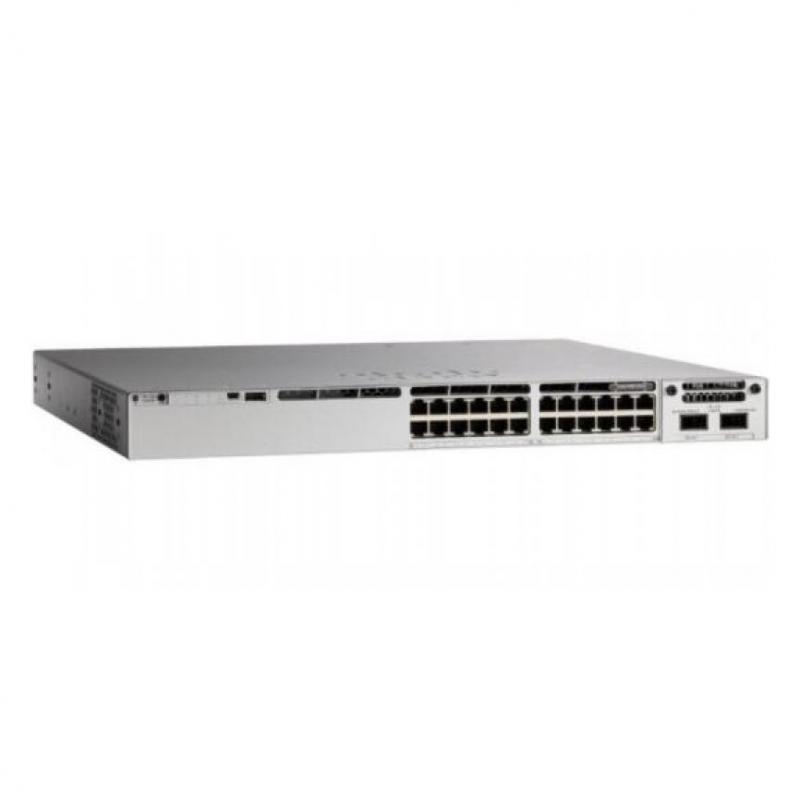���������� CISCO Catalyst 9300 24-port 1G copper with modular uplinks, PoE+, Network Essentials, [C9300-24P-E]