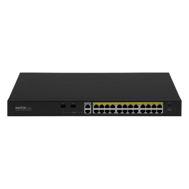���������� NETIS P124GH, 24PORT 10/100M POE 4GE COMBO [P124GH]
