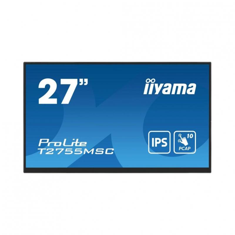 27'' ������� Iiyama ProLite T2755MSC-B1,  1920x1080,  IPS,  1�HDMI,  1�DP,  ������ [T2755MSC-B1]