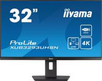 31.5'' ������� Iiyama XUB3293UHSN-B5,  3840x2160,  IPS,  1�HDMI,  1�DP,  ������