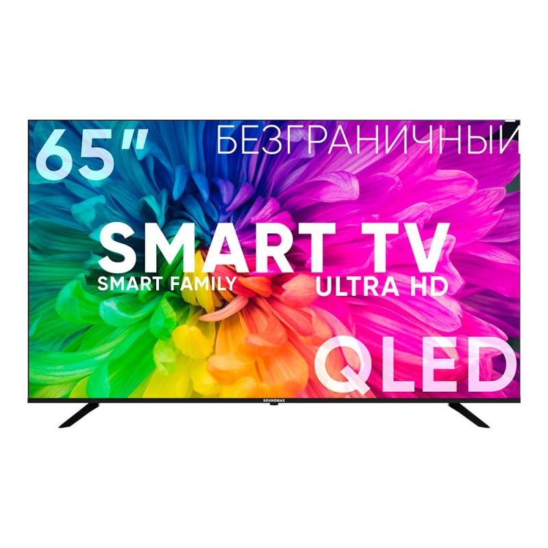 QLED ��������� Soundmax SM-QLED65T2SU UHD Smart