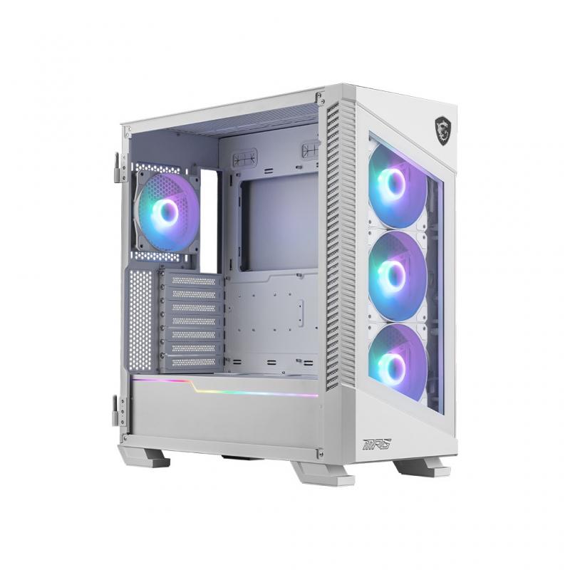  MSI MPG VELOX 100R WHITE, Global, 2xUSB 3.0, 1xType C, 4x120mm ARGB Fan, ARGB [306-7G18W22-809]