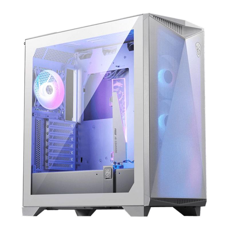  MSI MPG GUNGNIR 300R AIRFLOW White, Midi Tower, EATX ,2xUSB 3.2 Gen 1, 1xUSB 3.2 Gen2 Type-C, 4x120mm PWM ARGB Fan, ARGB+PWM Control Board, Tempered Glass Window [306-7G21W21-W57]