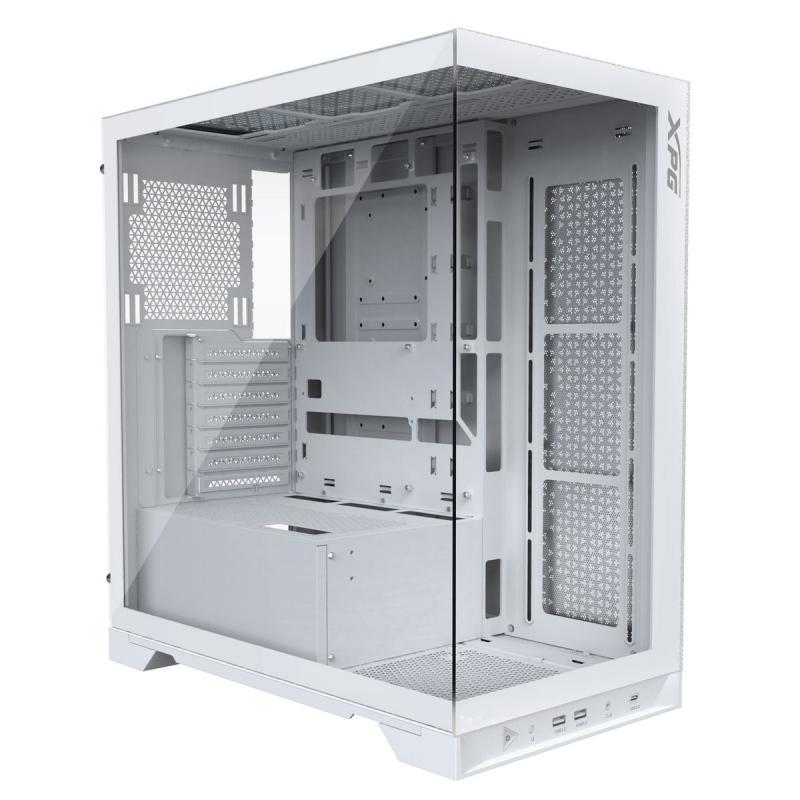  XPG INVADER X WHITE [INVADERXMTWOF-WHCWW] Mid-Tower, Micro-ATX, Mini-ITX, Standard-ATX, USB 3.2 Gen2 Type-A, USB 3.2 Gen2 Type-C