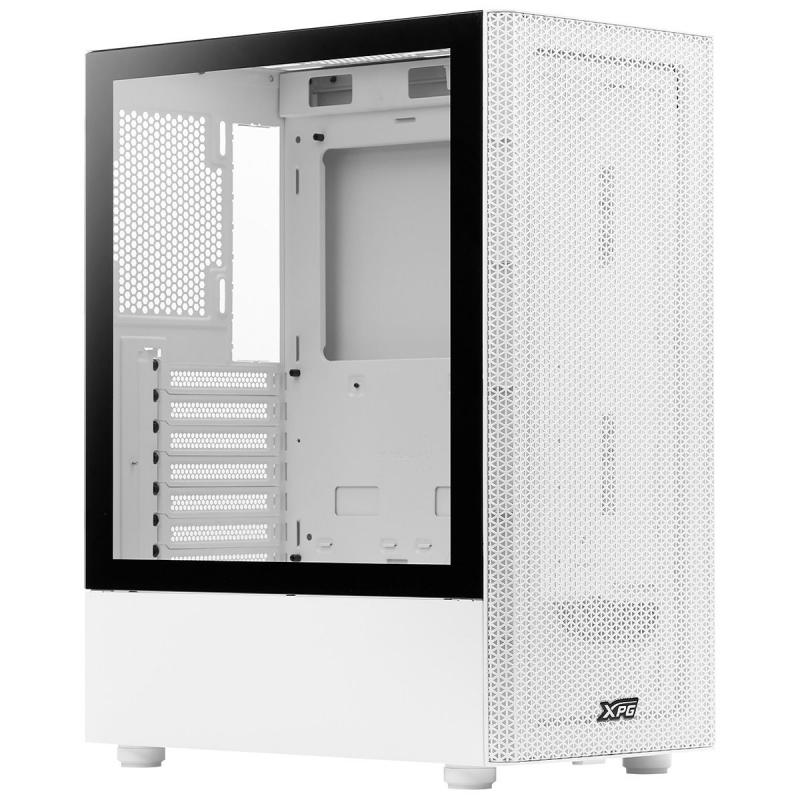  XPG VALOR MESH Mid-Tower, Micro-ATX, Mini-ITX, Standard-ATX, USB 3.2 Gen1 Type-A, white [VALORMESHWOF-WHCWW]