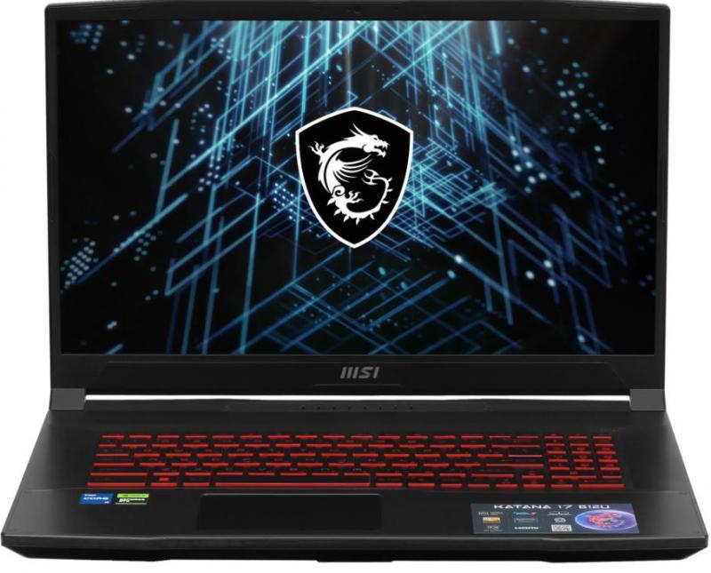  MSI Katana 17 GF76 B12UCX-1005XRU Intel Core i5 12450H 2000MHz/17.3/1920x1080/8GB/256GB SSD/NVIDIA GeForce RTX 2050 4GB/Wi-Fi/Bluetooth/  (9S7-17L541-1005) Black