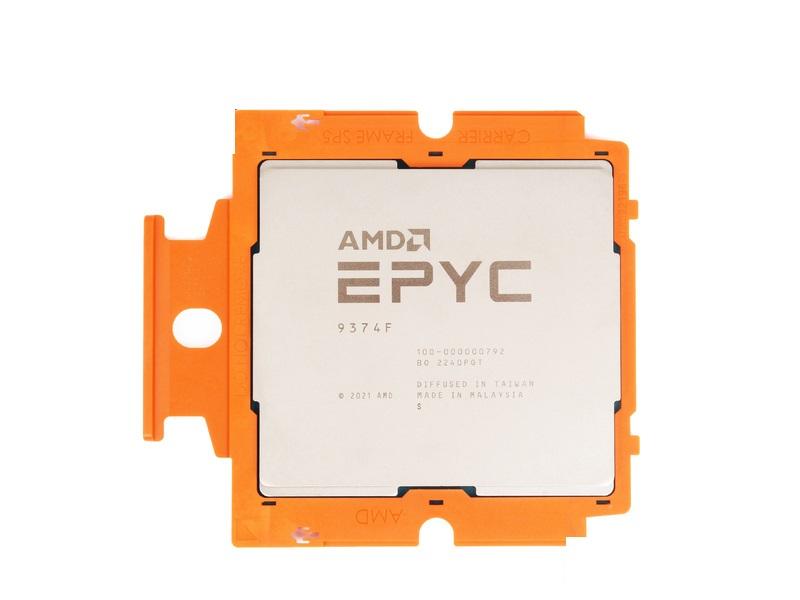  AMD EPYC 9374F 32 Cores, 64 Threads, 3.85/4.1GHz, 256MB, DDR5-4800, 2S, 320/400W OEM [100-000000792]