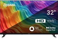 ��������� Digma DM-LED32SBB32, HD, ������, YaOS