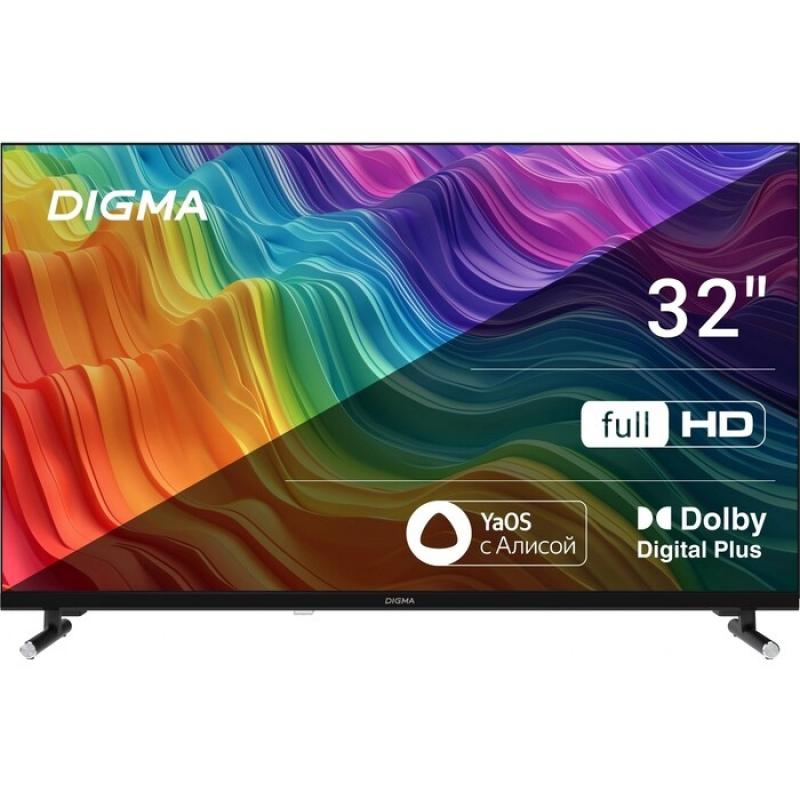  Digma DM-LED32SBB33, FULL HD, , YaOS