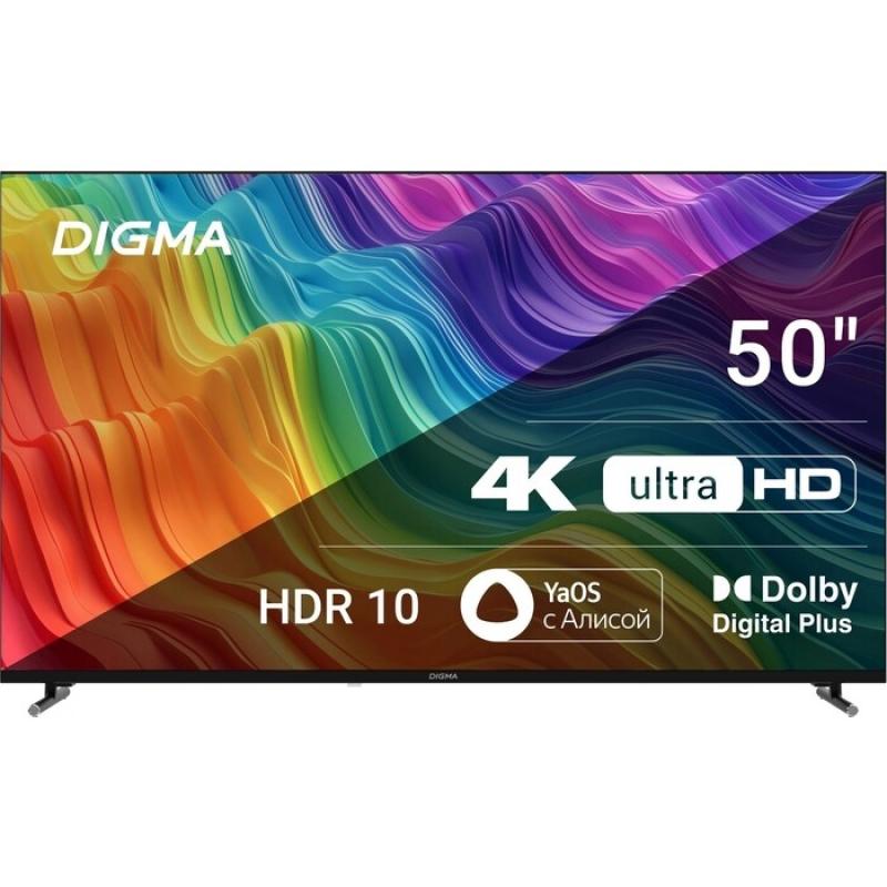  Digma DM-LED50UBB33, 4K Ultra HD, , YaOS