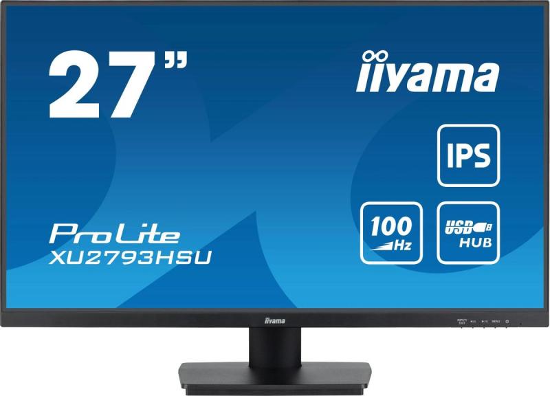 27''  Iiyama ProLite XU2793HSU-B6,  1920x1080,  IPS,  100,  1HDMI,  1DP,  