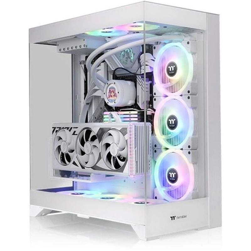 ������ ATX Thermaltake CTE E550 TG Snow, Midi-Tower, ��� ��,  ����� [ca-1z8-00m6wn-00]