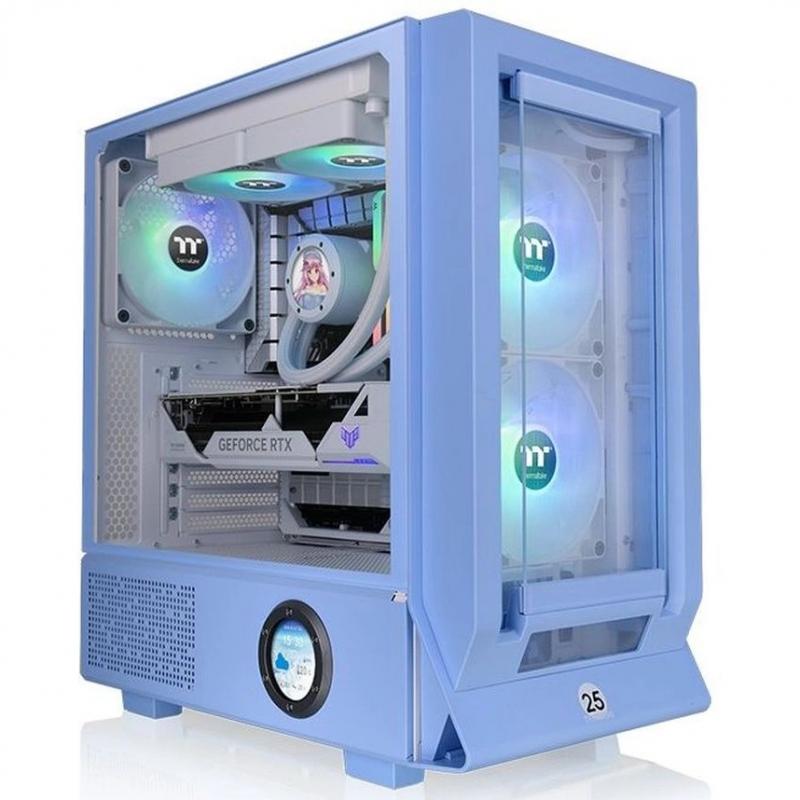 ������ E-ATX Thermaltake Ceres 350 MX Hydrangea, Midi-Tower, ��� ��,  ������� [ca-1z3-00mfwn-00]
