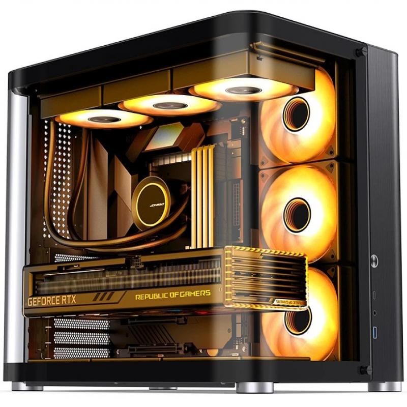 ������ miniITX JONSBO TK-2 2.0, Midi-Tower, ��� ��,  ������ [tk-2 2.0 black]