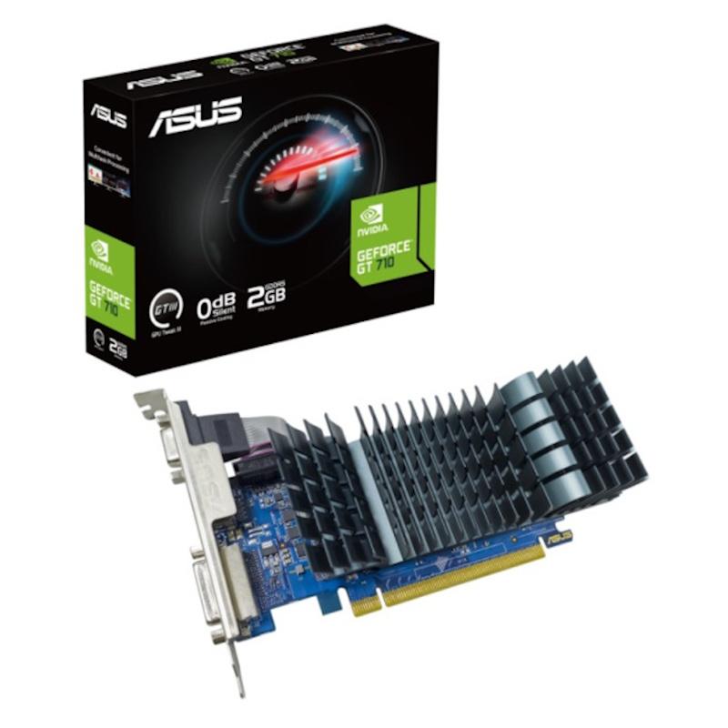 ���������� ASUS NVIDIA  GeForce GT 710 GT710-SL-2GD5-BRK-EVO 2�� GDDR5, Low Profile,  Ret [GT710-SL-2GD5-BRK-EVO]