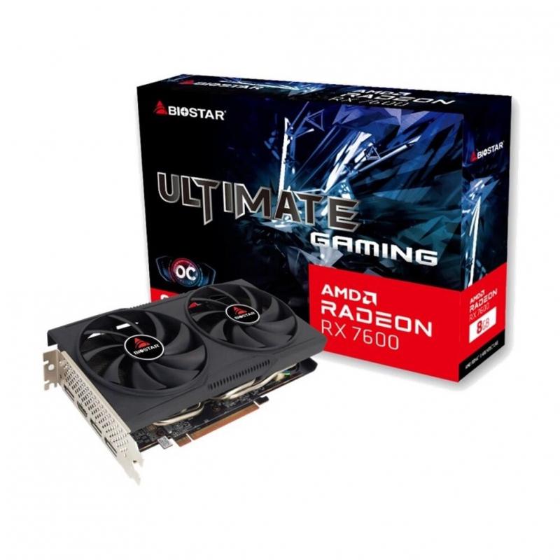 ���������� Biostar AMD  Radeon RX 7600 VA76S6RM81 RX7600 OC 8�� GDDR6, OC,  Ret [VA76S6RM81]