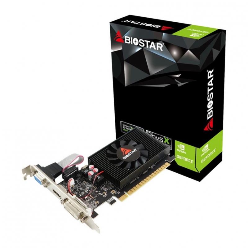 ���������� Biostar NVIDIA  GeForce GT 710 GT710-2GB D3 LP 2�� DDR3, Low Profile,  Ret [VN7103THX6]