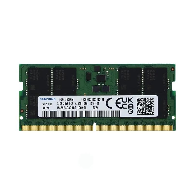   Samsung M425R4GA3BB0-CQK, DDR5 32GB SODIMM 4800MHz 2Rx8, 1.1V