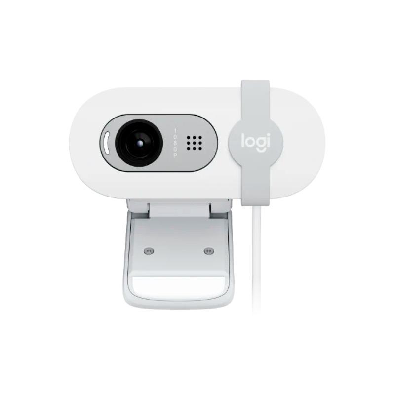 - Logitech Brio 100 Full HD webcam - OFF-WHITE - USB [960-001617]