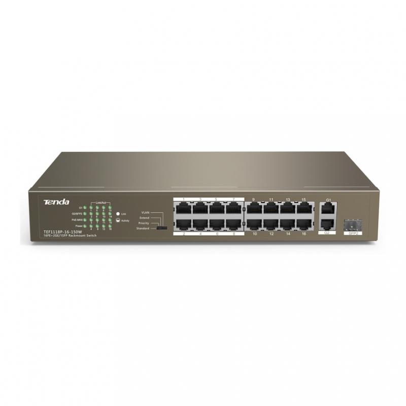 ���������� TENDA TEF1118P-16-150W, �������������