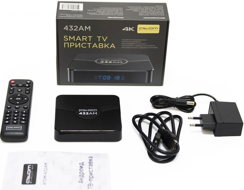  Atom-432AM Android TV Box 4/32Gb smart