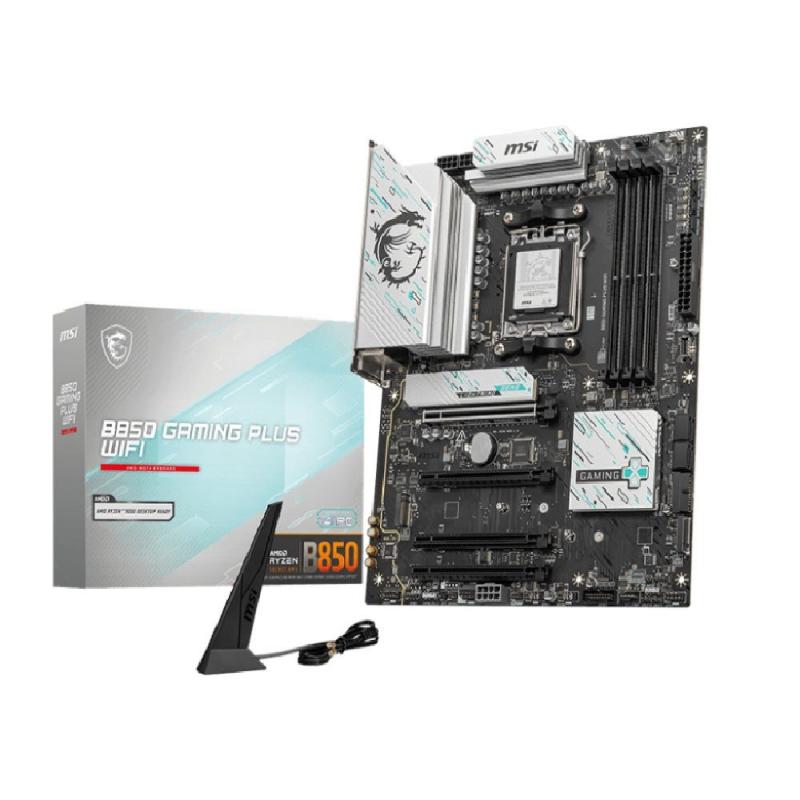   MSI B850 GAMING PLUS WIFI, B850, AM5, 4-DDR5, ATX, RTL