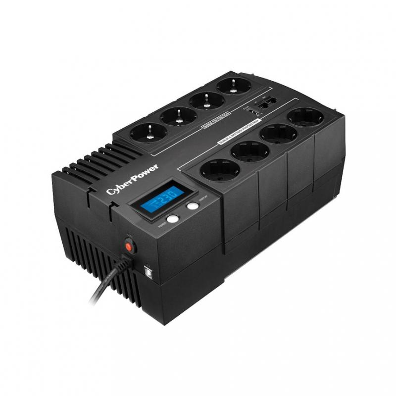 ��� CyberPower BR700E, Line-Interactive, 700VA/420W,  8 (4+4) Schuko �������, USB./ UPS CyberPower BR700E, Line-Interactive, 700VA/420W, 8 (4+4) Schuko sockets, USB. [BR700EA]