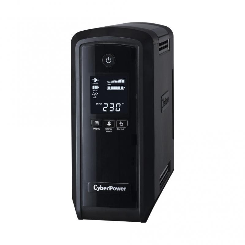 ��� CyberPower CP900EPFCLCD, Line-Interactive, 900VA/540W, 6 Schuko �������, USB, RJ11/RJ45, LCD �������, Black, 0.33�0.36�0.2�., 8.3��./ UPS Line-Interactive CyberPower CP900EPFCLCD 900VA/540W USB/RJ11/45 (6 EURO), � ������ ������� ��� ������ �� ��� [CP9