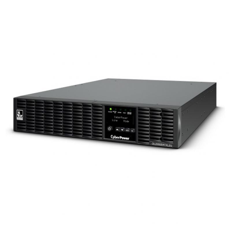 ��� CyberPower OL2000ERTXL2U, 2000VA/1800W, 8 IEC-320 �13, 1 IEC C19 �������, USB&Serial, RJ11/RJ45, SNMPslot, LCD �������, Black, 0.5�0.8�0.2�., 38��. [OL2000ERTXL2U]