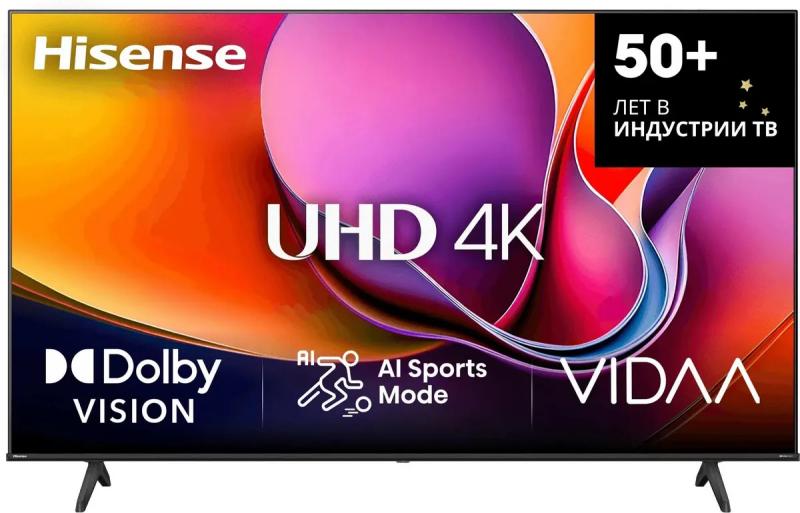 ��������� Hisense 43A6Q, 4K Ultra HD, ������, Vidaa
