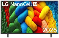 ��������� LG 50NANO80A6B.ARUG, NanoCell, 4K Ultra HD, ����� ����, WebOS