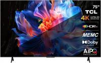 ��������� TCL 75P6K, 4K Ultra HD, ������, Google TV
