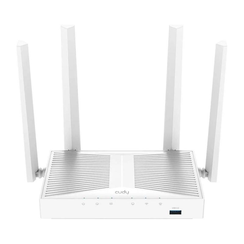 Wi-Fi ������ CUDY WR1300S,  Wi-Fi 5,  AC1200,  2.4/5���, 4 LAN,  �����