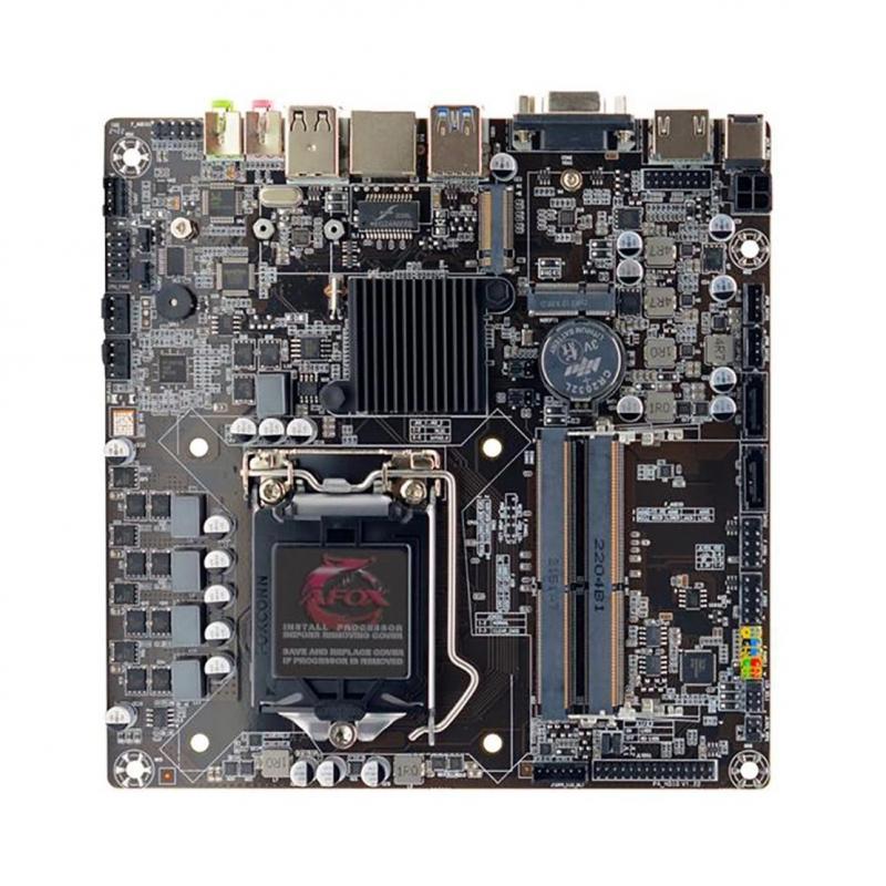 ����������� ����� AFOX AFH510-MI-V2, LGA 1200, Intel H510, mini-ITX, Ret [AFH510-MI-V2]