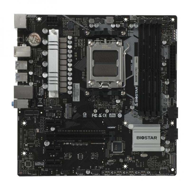 ����������� ����� Biostar B650MT-E Pro, SocketAM5, AMD B650, mATX, Ret [B650MT-E PRO]