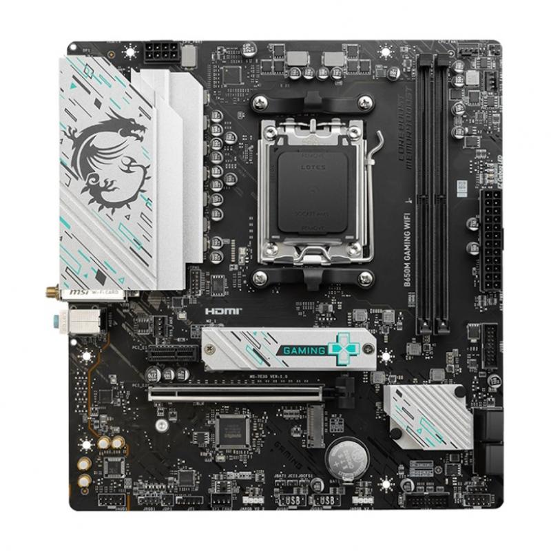 ����������� ����� MSI B650M GAMING WIFI, SocketAM5, AMD B650, mATX, Ret [B650M GAMING WIFI]