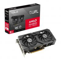 ���������� ASUS AMD  Radeon RX 7600 DUAL-RX7600-O8G-EVO 8�� Dual, GDDR6, OC,  Ret [DUAL-RX7600-O8G-EVO]