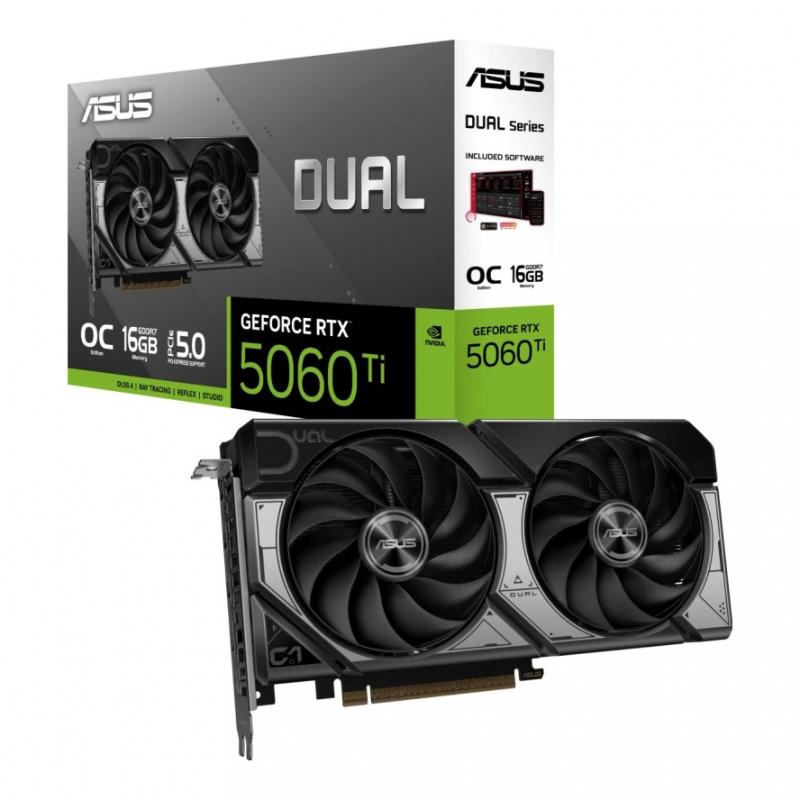 ���������� ASUS DUAL-RTX5060TI-O16G [90YV0MH0-M0NA00]